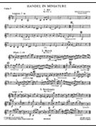 Playstrings Moderately Easy No. 9 Handel In Miniature by for