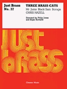 3 Brass Cats by Hazell Chris for Brass Ensemble