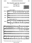 How Beautiful Upon the Mountains by Stainer John for SATB