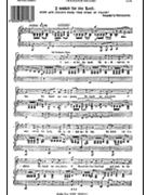 I Waited for the Lord (from The Hymn of Praise) by Mendelssohn Felix for SATB