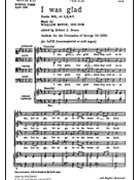 I Was Glad by Boyce William for SATB