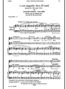 I Will Magnify Thee O Lord by Corfe - Holman Derek - for SA