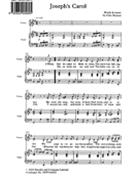 Giles Swayne: Joseph's Carol Op.77 No.3 by for