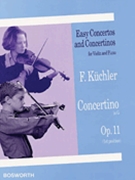 Concertino In G Major Opus 11 by Kuchler Ferdinand for Violin and Piano