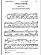 Laudate Dominum by Mozart Wolfgang Amadeus - Phillips John C - for SSA