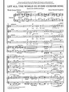 Let All the World in Every Corner Sing by Leighton Kenneth for SATB