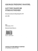 G.F. Handel: Let Thy Hand Be Strengthened by Handel George Frideric for SAATB
