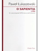 Pawel Lukaszewski: O Sapientia (SSAATTBB) by for SATB