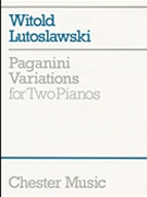 Paganini Variations by Lutoslawski for 2 Piano 4 Hands