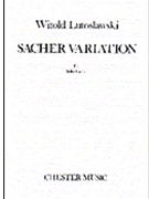 Witold Lutoslawski: Sacher Variation For Solo Cello by Lutoslawski Witold for Cello