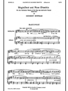 Magnificat and Nunc Dimittis (Gloucester) by Howells Herbert for SATB