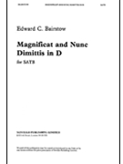 Magnificat and Nunc Dimittis in D by Bairstow Edward C for SATB