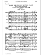 Make We Joy Now in This Feast by Holman Derek for SATB