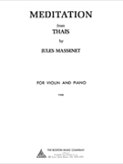 Meditation from Thaïs by Massenet Jules for Score and Parts