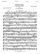 Messiah by Handel George Frideric - Shaw Watkins - for Violin 1 P