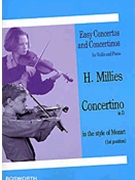 Concertino in D in the Style of Mozart by Millies Hans M for