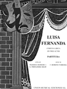Luisa Fernanda by Moreno-Torroba Federico for Vocal Scor
