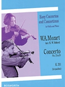Concerto No. 2 in D K.211 by Wolfgang Amadeus Moz - K.W. Rokos - for