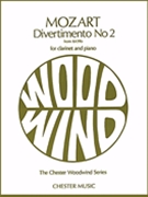 Divertimento 2 by Mozart Wolfgang Amadeus - Dobree Georgina - for Clarinet Solo