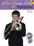 New Tune A Day Book 1 by Miller Amos for Trombone Method (W / cd and Dvd)