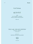 Quintet Opus 43 - Score Only by Nielsen Carl for Woodwind Quintet (Score Only)