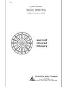 Nunc Dimittis by Gretchaninov Alexander for SATB