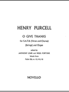 O Give Thanks Unto the Lord by Bliss Arthur for SATB
