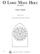 Panis Angelicus (o Lord Most Holy) by Franck Cesar for Medium Voice
