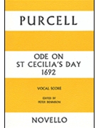 Ode on St Cecilia's Day by Purcell Henry for Vocal Scor