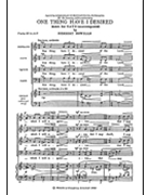 One Thing Have I Desired by Howells Herbert for SATB a cappella