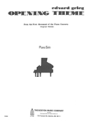 Concerto In A Minor Opening Theme by Grieg Edvard for Piano