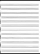 Passantino Spiral 85 by for Manu Paper (12 Stave - Spiral 9 X 12 96 pg)