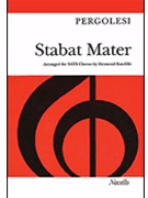 Stabat Mater by Pergolesi Giovanni Battista - Ratcliffe D - for SATB