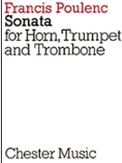 Sonata (mini Score) by Poulenc Francis - Just Brass Series #2 - for Mini Score