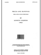 Preces and Responses by Leighton Kenneth for SATB