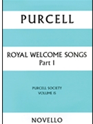 Purcell Society Volume 15 - Royal Welcome Songs Part 1 (Paperback) by for