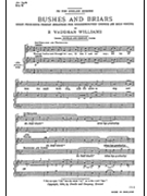 Bushes and Briars by Vaughan Williams Ralph for SATB