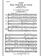 The Winter Is Gone by Vaughan Williams Ralph for TTBB