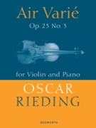 Air Varie Op. 23 No. 3 by Rieding Oskar for