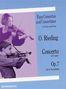Oskar Rieding: Concerto In E Minor (Violin/Piano) by Rieding Oskar for Violin
