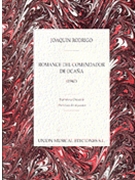 Joaquin Rodrigo: Romance Del Comendador De Ocana (1947) by for Soprano