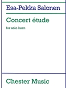 Concert Etude by Salonen Esa-pekka for French Horn Sol