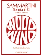 Sonata In G by Sammartini Giovanni Battista - Rothwell Evelyn - for Oboe and Piano