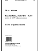 Sancta Maria Mater Dei by Mozart Wolfgang Amadeus - Blezzard Judith - for SATB