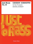 Canzon Cornetto by Scheidt Samuel - Jones Philip - for Trumpet Quartet