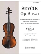 School Of Bowing Technique Opus 2 Bk 1 by Sevcik Otakar - Lionel Tertis - for Viola Method (Op 2 Pt 1 Tertis)