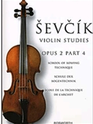 School Of Bowing Technique Opus 2 Part 4 by Sevcik Otakar for Violin Method (Op 2 Pt 4)