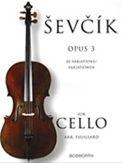 40 Variations Opus 3 by Sevcik Otakar - Feuillard - for Cello Method