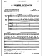 Shorter Benedicte by Dalby Martin for SATB