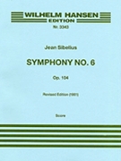 Symphony No. 6 Op. 104 by Sibelius Jean for Score